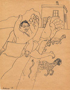 Untitled Drawing - Grégoire Michonze Tablo