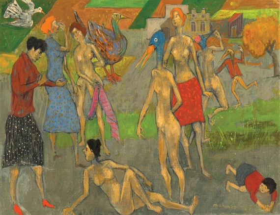 Women and Birds – Grégoire Michonze Tablo