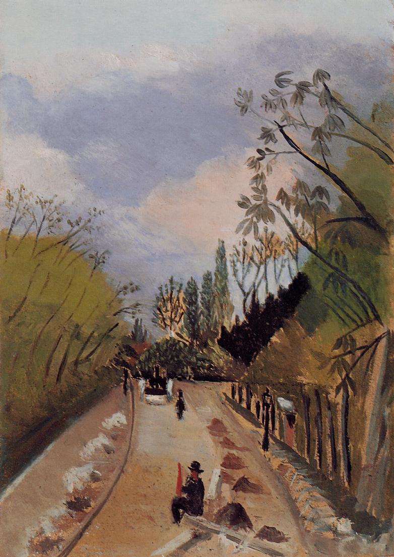 Avenue de l'Observatoire (1896) - Henri Rousseau Tablo