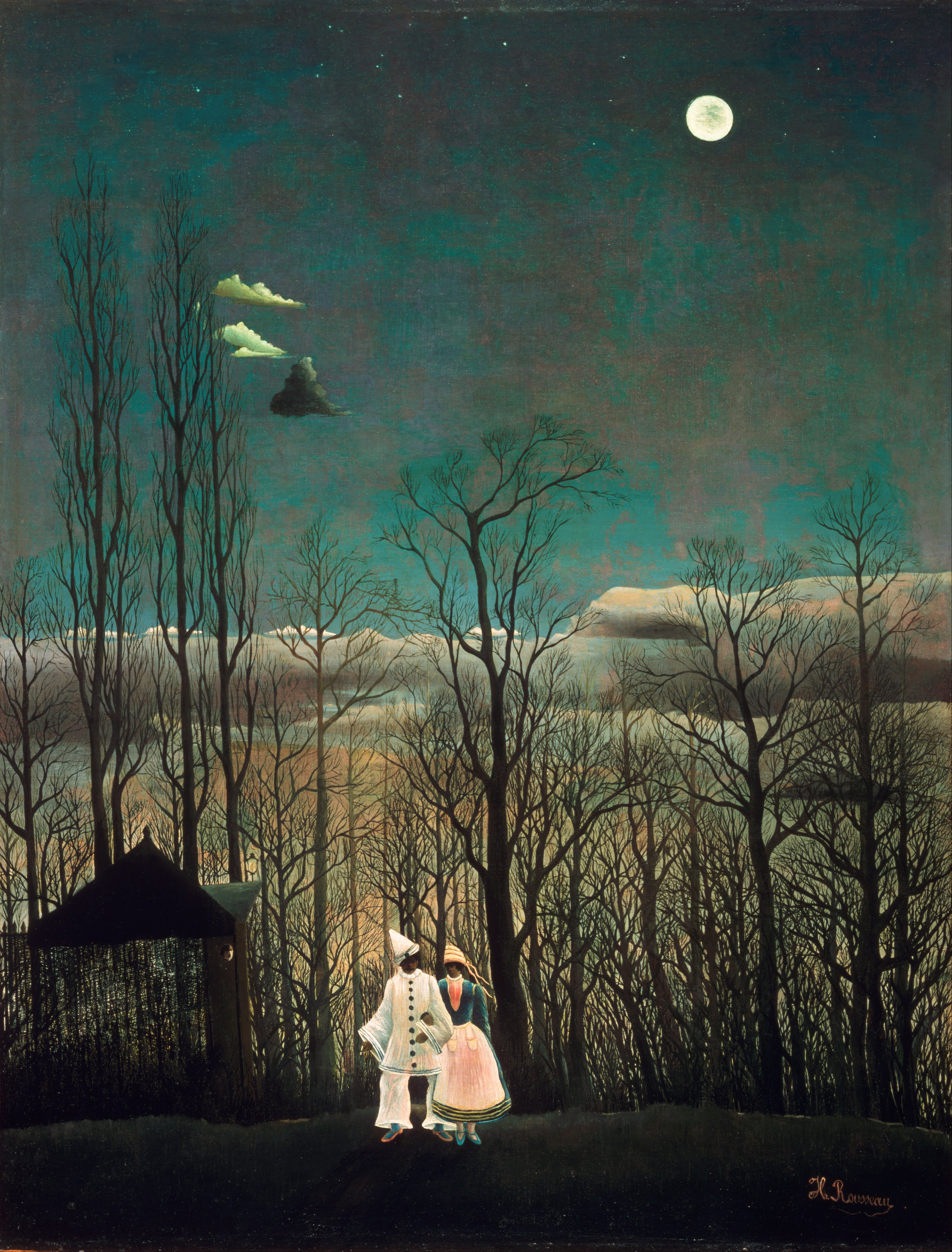 Carnival Evening (1885) - Henri Rousseau Tablo