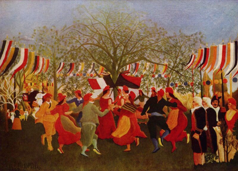 Centennial of Independence (1892) – Henri Rousseau Tablo