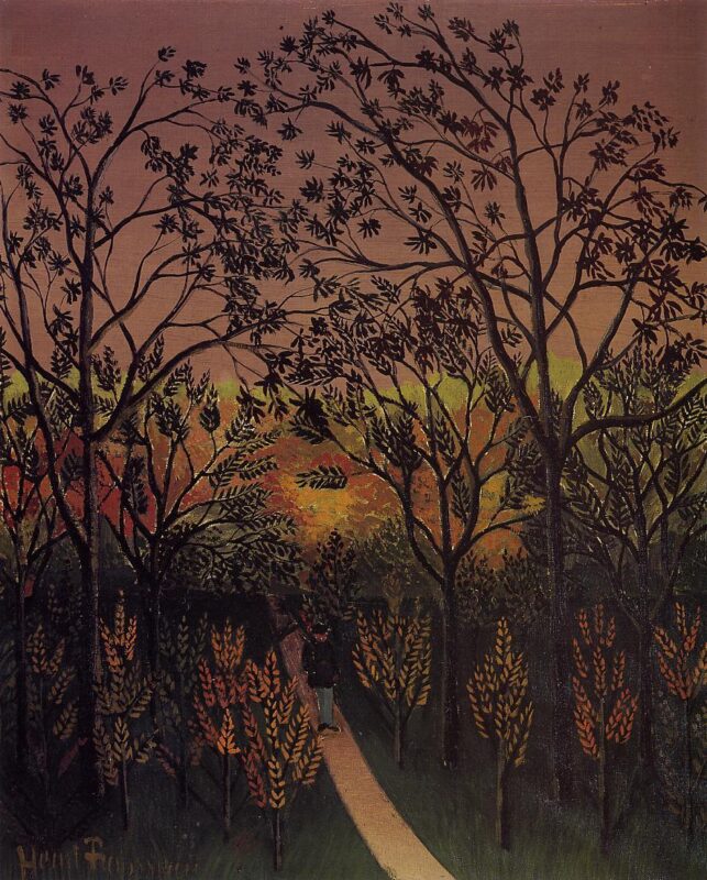 Corner of the Plateau of Bellevue (1901) - Henri Rousseau Tablo