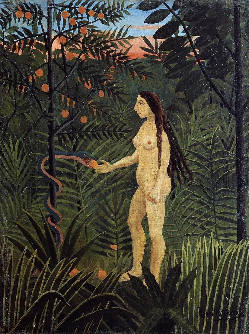 Eve (1906) - Henri Rousseau Tablo