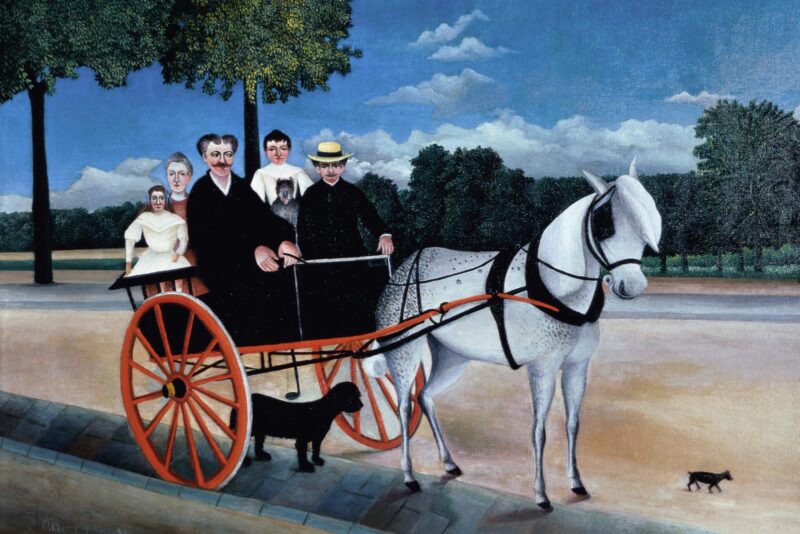 Old Man Juniet's Trap (1908) - Henri Rousseau Tablo
