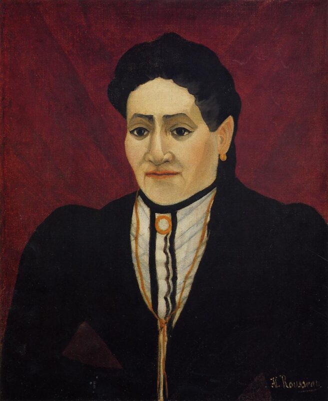 Portrait of A Woman (1905) - Henri Rousseau Tablo