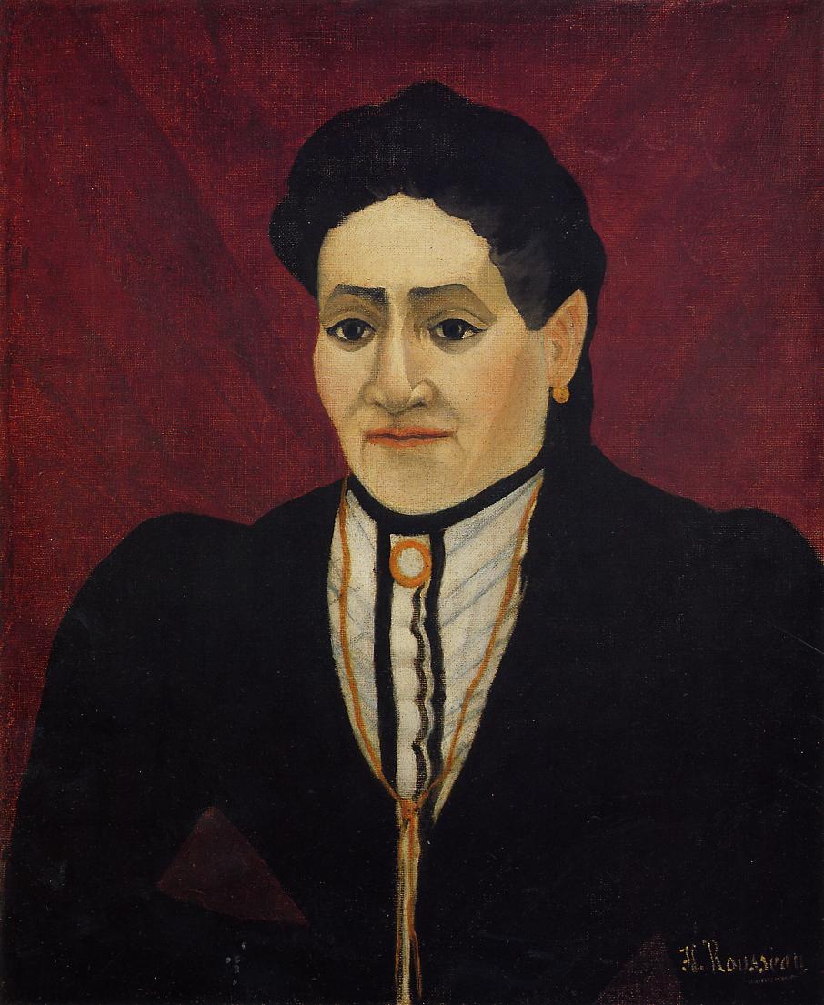 Portrait of A Woman (1905) - Henri Rousseau Tablo