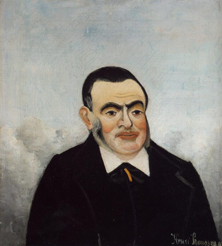 Portrait of a Man (1905) - Henri Rousseau Tablo