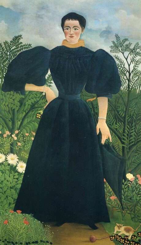 Portrait of a Woman (1895) - Henri Rousseau Tablo