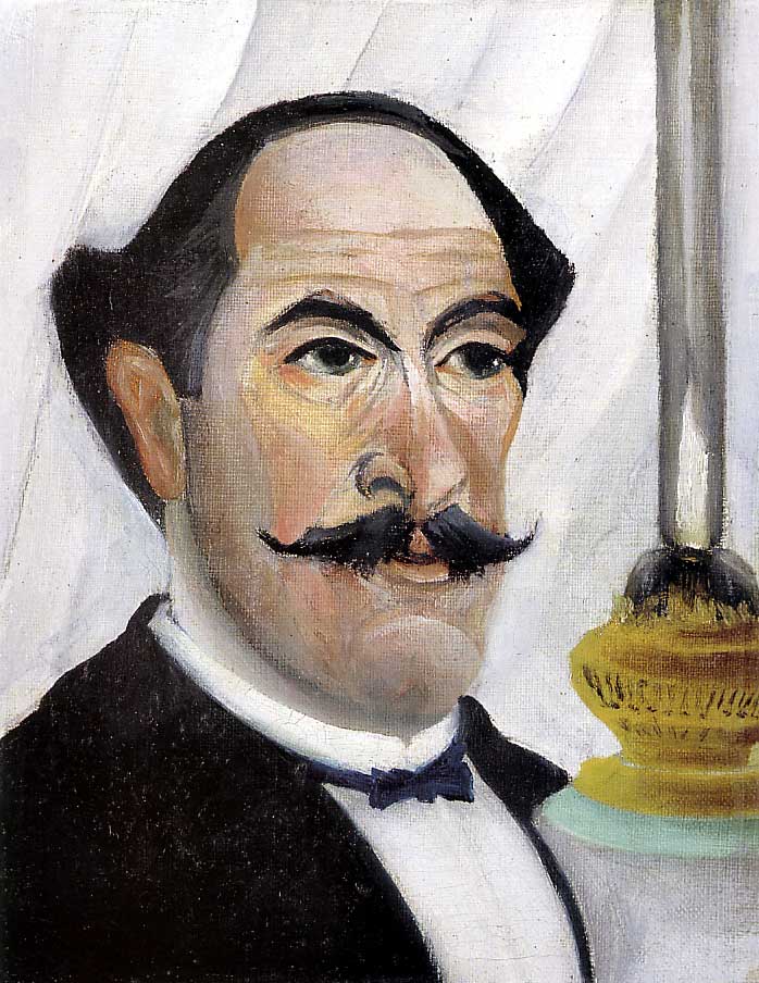 Self portrait (1900) - Henri Rousseau Tablo