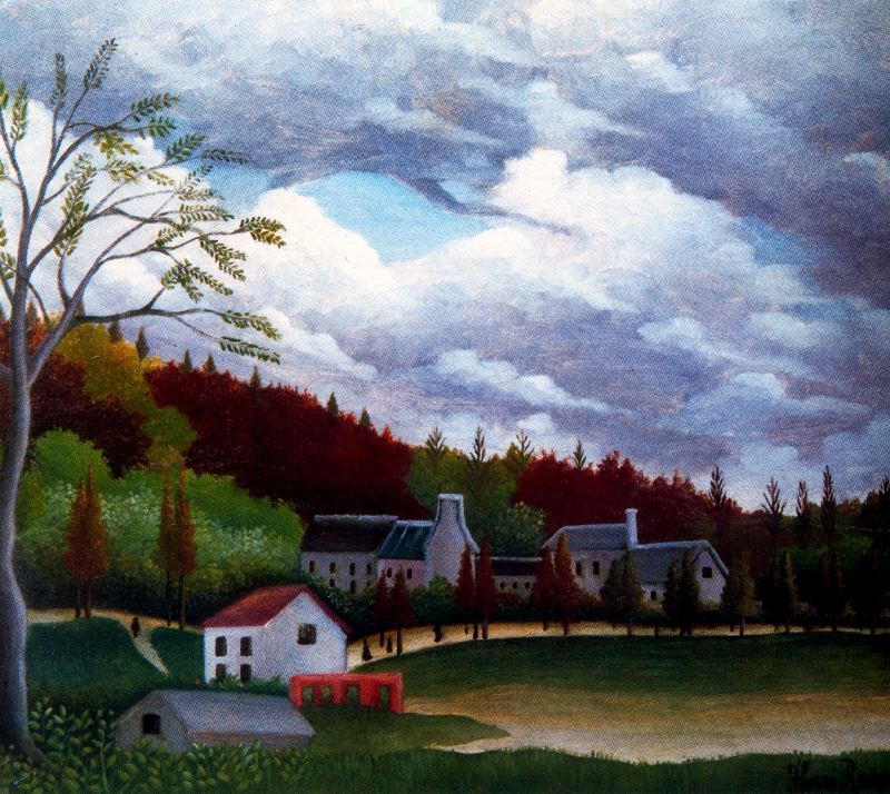 The Bievre at Gentilly (1895) - Henri Rousseau Tablo