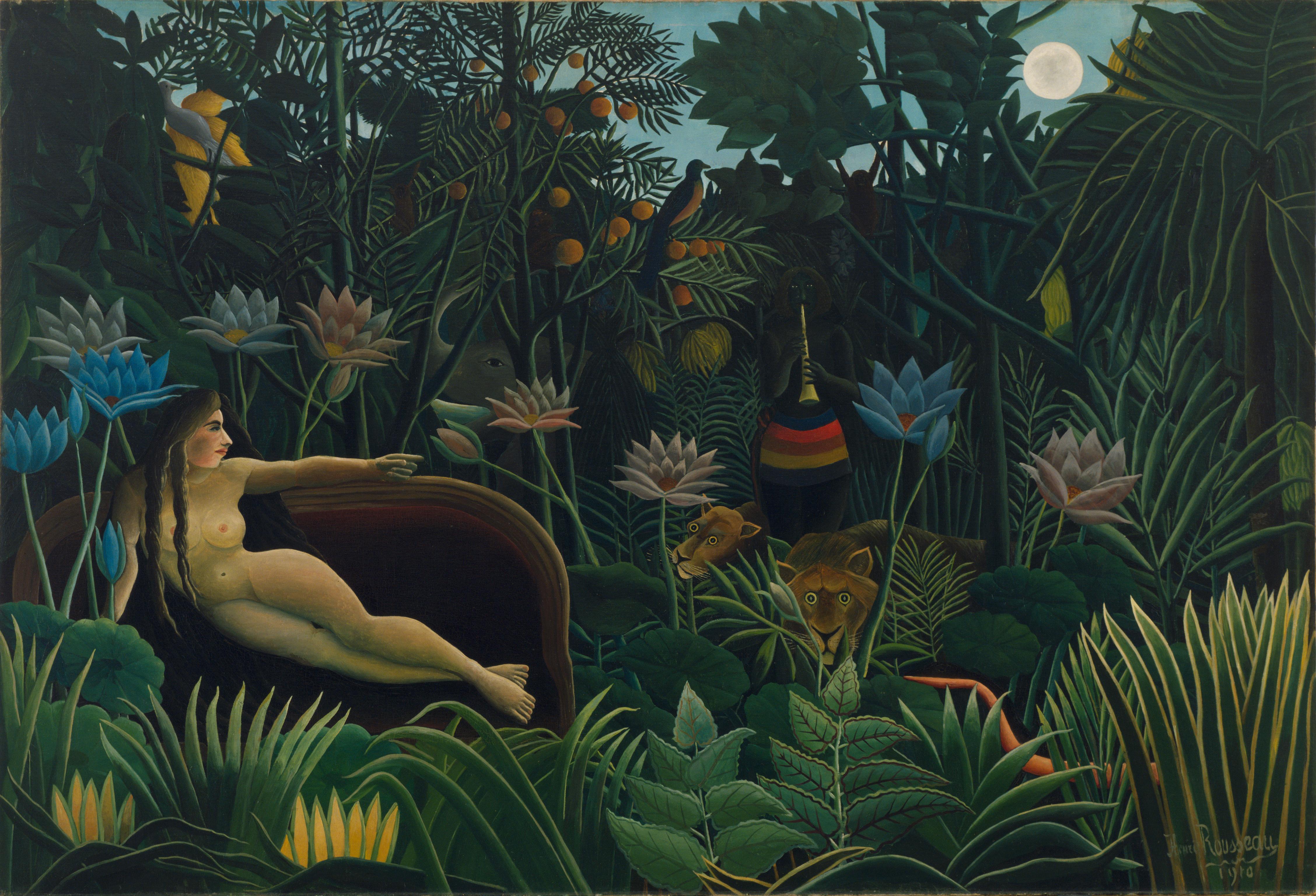 The Dream (1910) - Henri Rousseau Tablo
