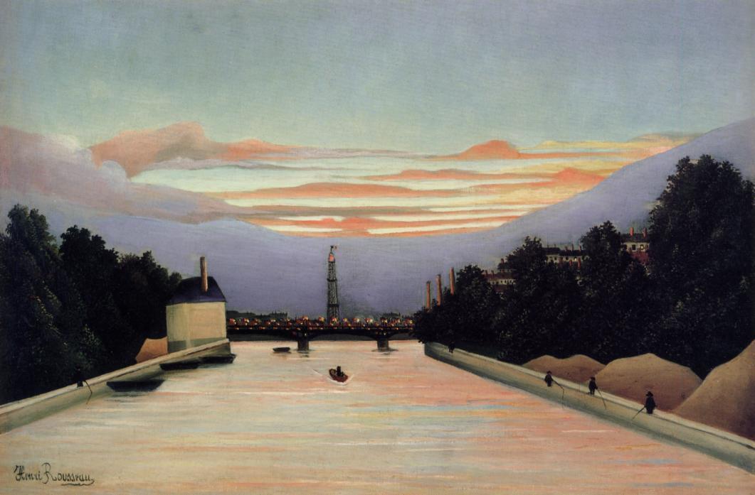 The Eiffel Tower (1898) - Henri Rousseau Tablo