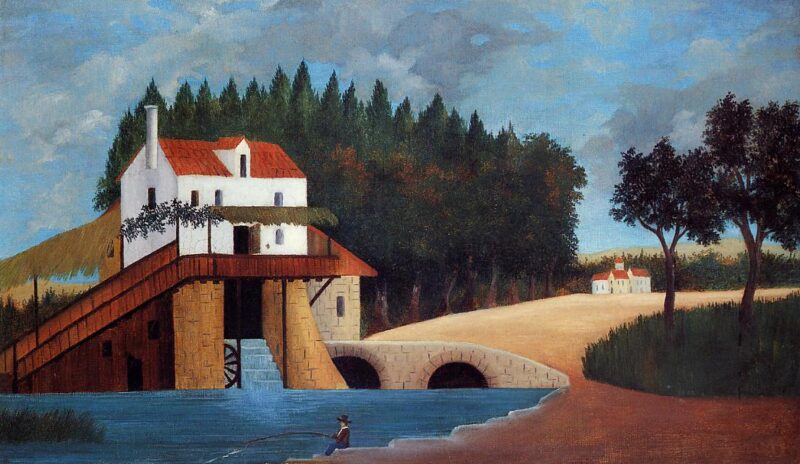 The Mill (1896) – Henri Rousseau Tablo