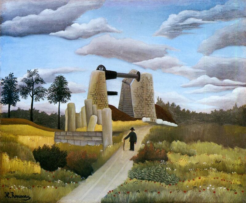 The Quarry (1896) - Henri Rousseau Tablo