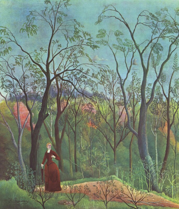 The Walk in the Forest (1886) - Henri Rousseau Tablo