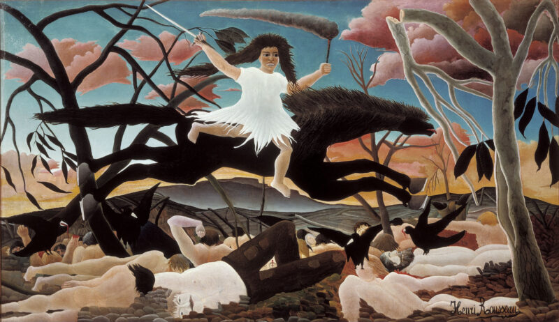 War or the Ride of Discord (1894) - Henri Rousseau Tablo