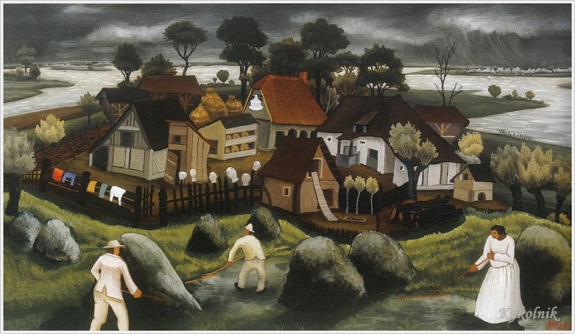 An island (1939) - Ivan Generalić Tablo