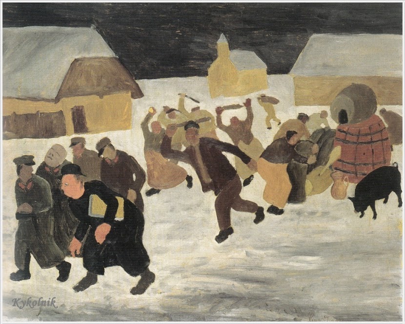 Djelekovec rebellion (1936) - Ivan Generalić Tablo