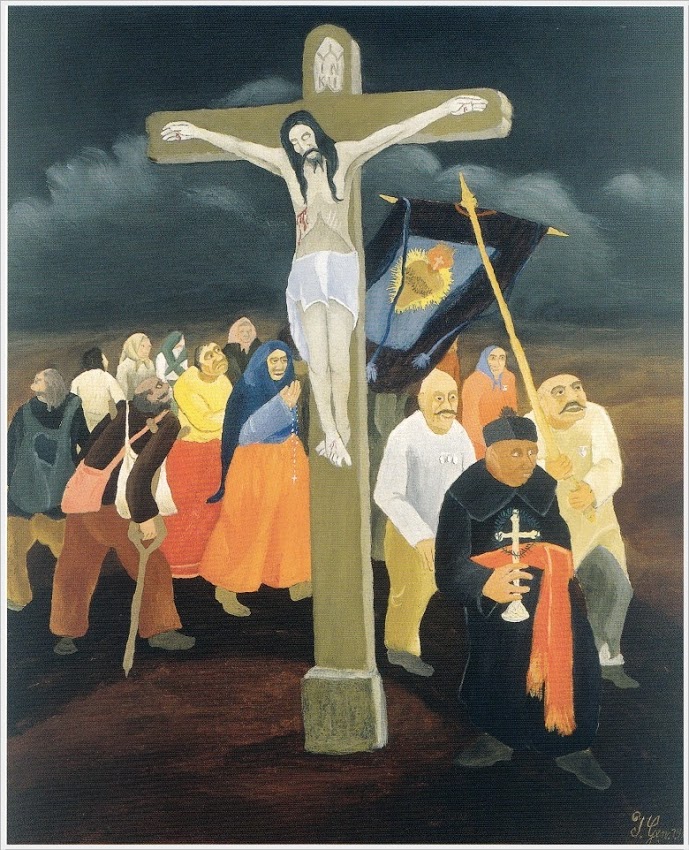 Funeral (1937) - Ivan Generalić Tablo