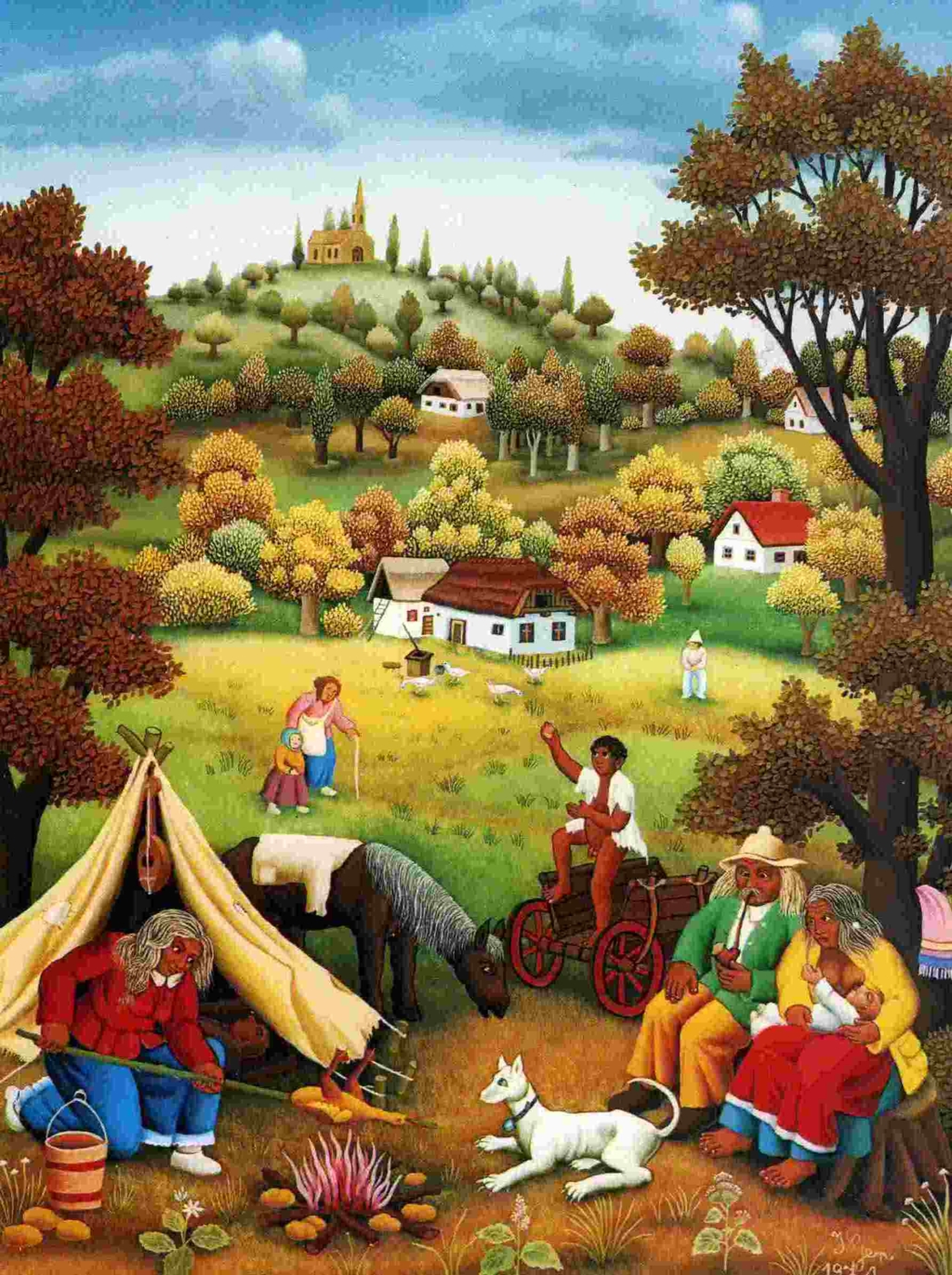Gypsy festival - Ivan Generalić Tablo