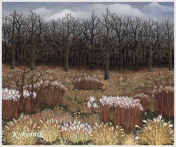 Landscape with grass (1954) - Ivan Generalić Tablo