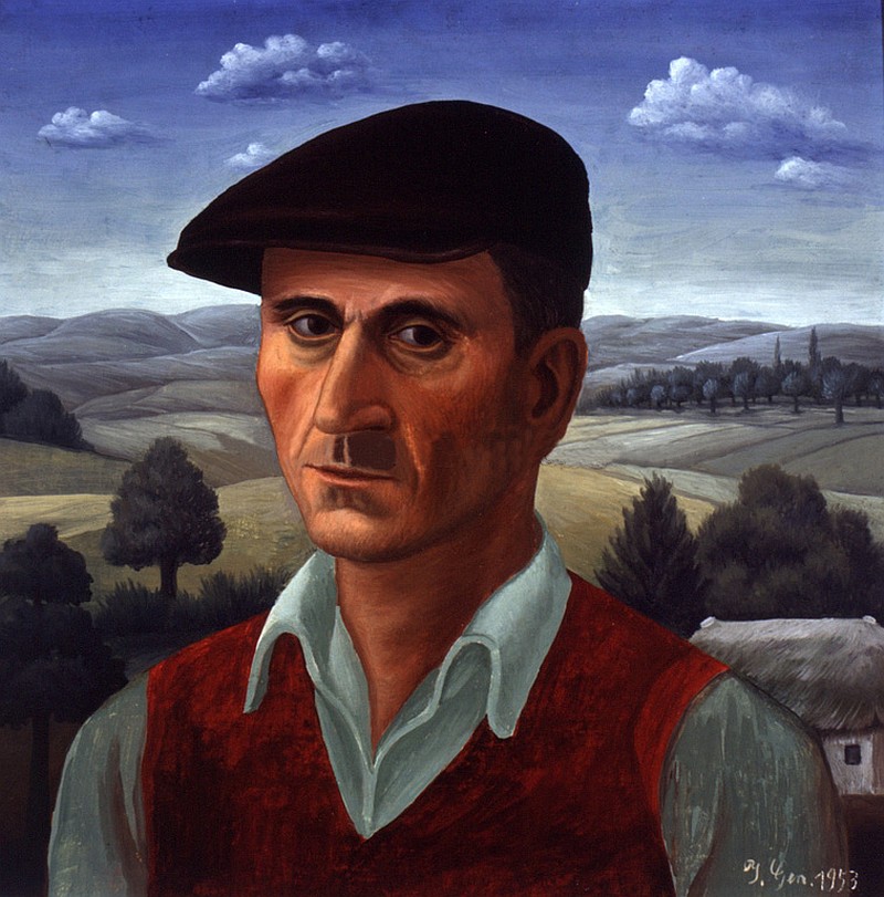 Self Portrait (1953) – Ivan Generalić Tablo