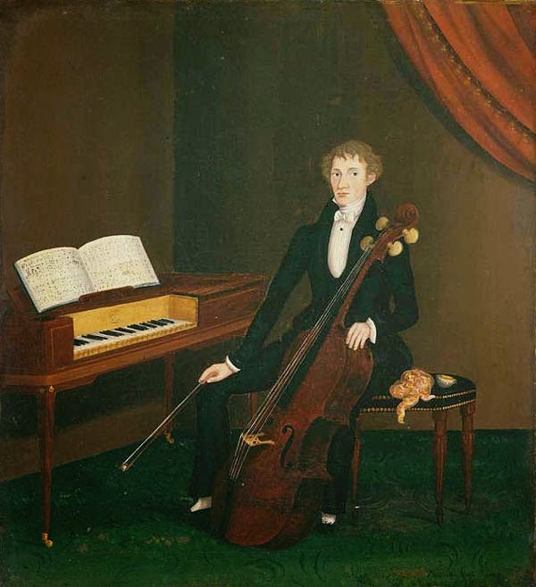 The Cellist (1832) - John Bradley Tablo