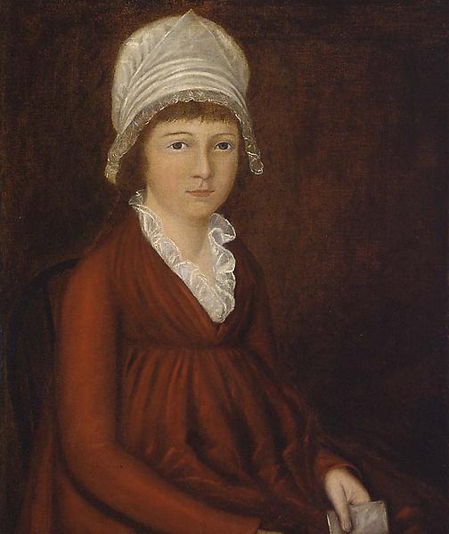 Girl Wearing a Bonnet (1810) - Joshua Johnson Tablo