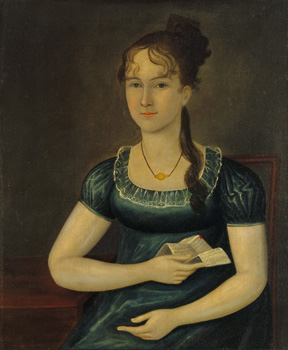 Portrait of Isabella Taylor (1805) – Joshua Johnson Tablo