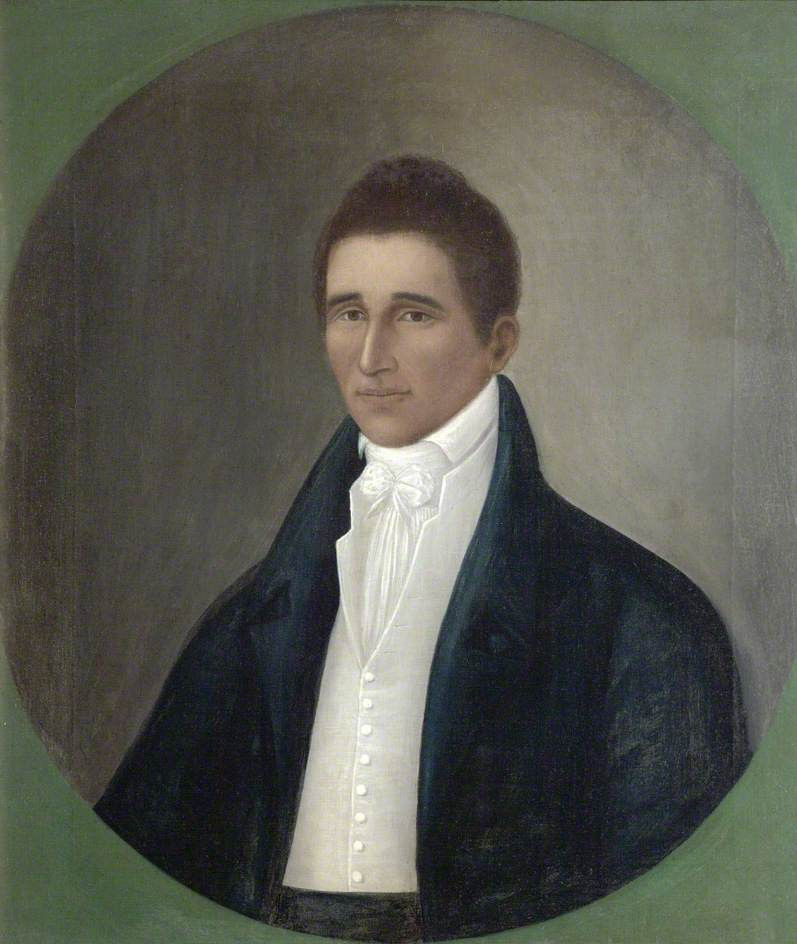 Portrait of an Unknown Gentleman - Joshua Johnson Tablo