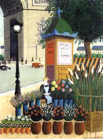 La petite fleuriste (1953) - Jules Lefranc Tablo