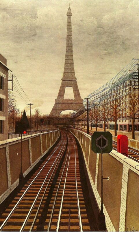 Le Metro aerien - Jules Lefranc Tablo