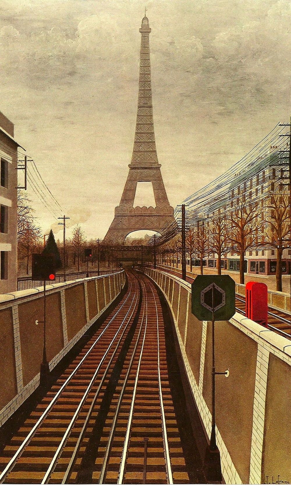Le Metro aerien - Jules Lefranc Tablo