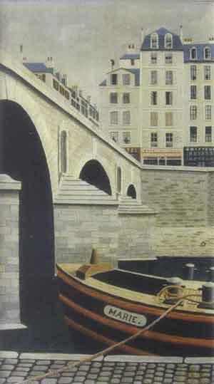Le pont Marie - Jules Lefranc Tablo