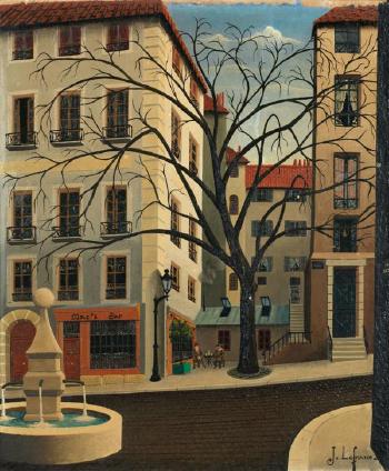 Un coin en Provence - Jules Lefranc Tablo
