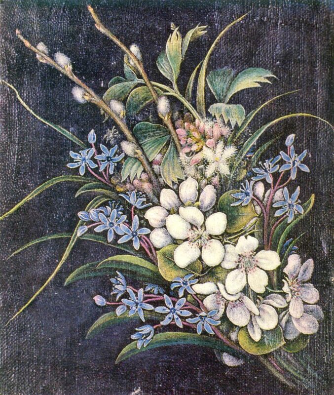 Catkin (1950) - Kateryna Bilokur Tablo