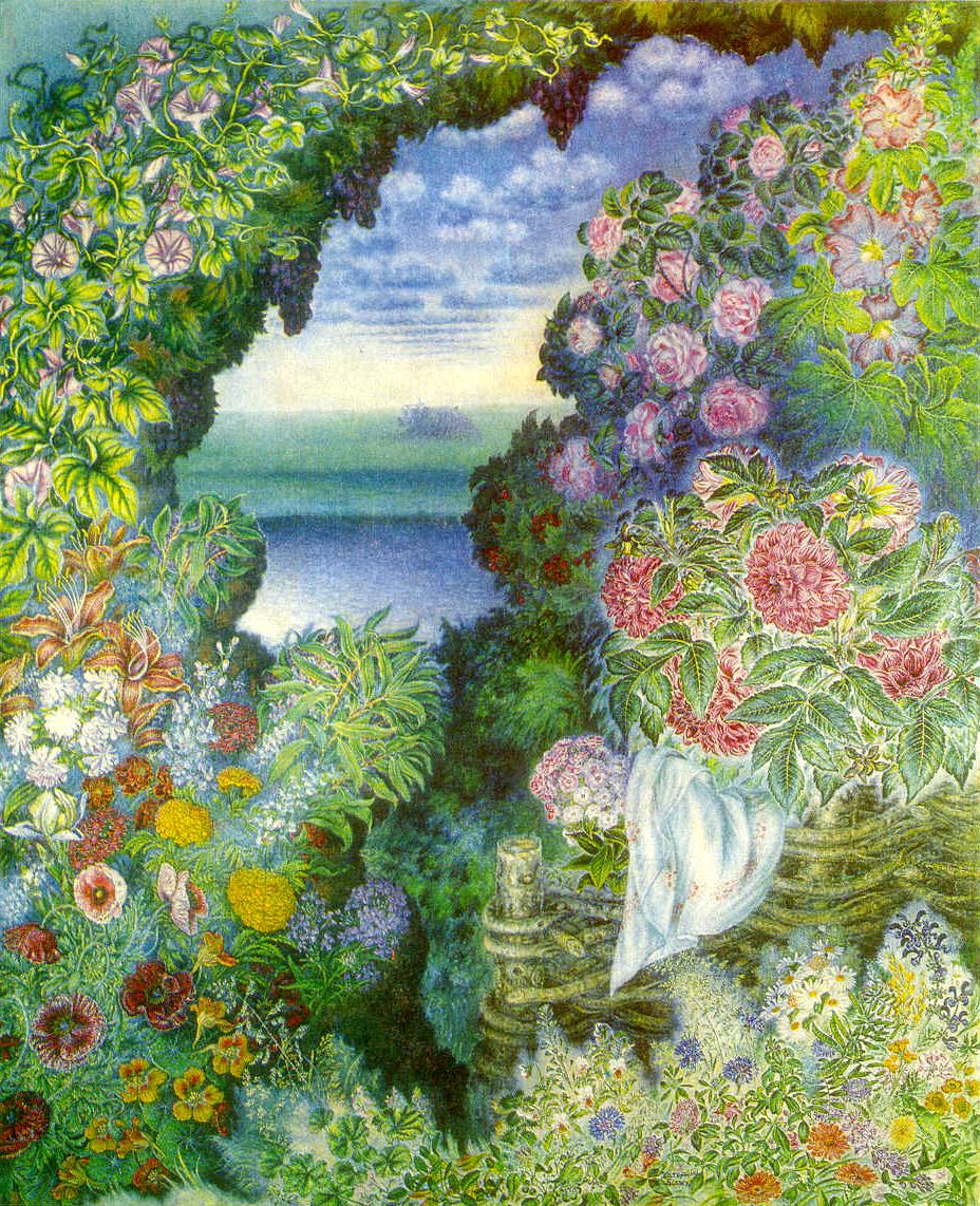 Field of the collective farm (1948) - Kateryna Bilokur Tablo