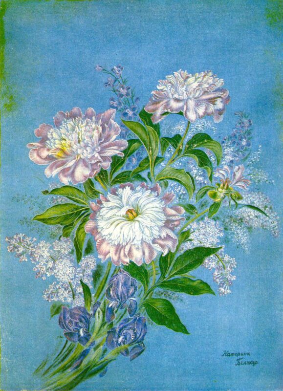 Peonies (1948) - Kateryna Bilokur Tablo