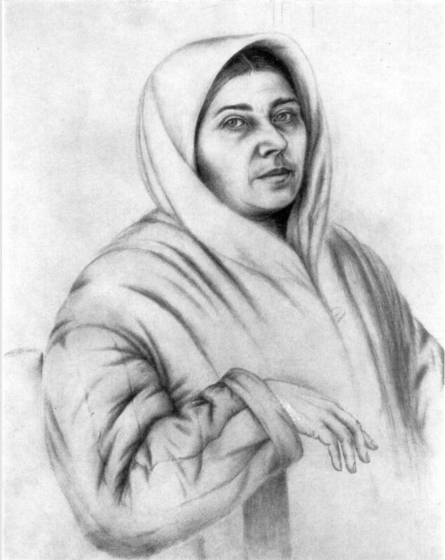 Self portrait (1950) - Kateryna Bilokur Tablo