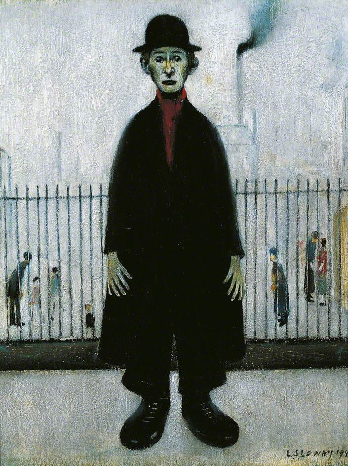 A Lancashire Cotton Worker (1944) - L. S. Lowry Tablo