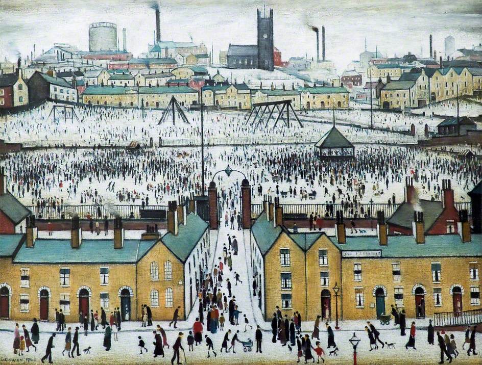 Britain at Play (1943) – L. S. Lowry Tablo