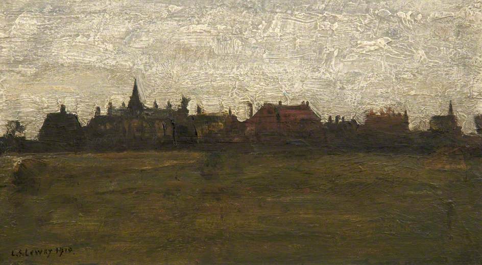 Clifton Junction, Morning (1910) - L. S. Lowry Tablo