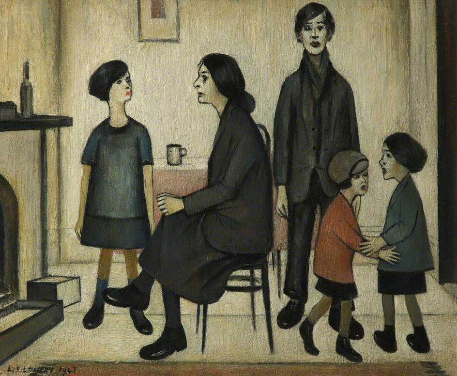 Discord 1 (1943) - L. S. Lowry Tablo