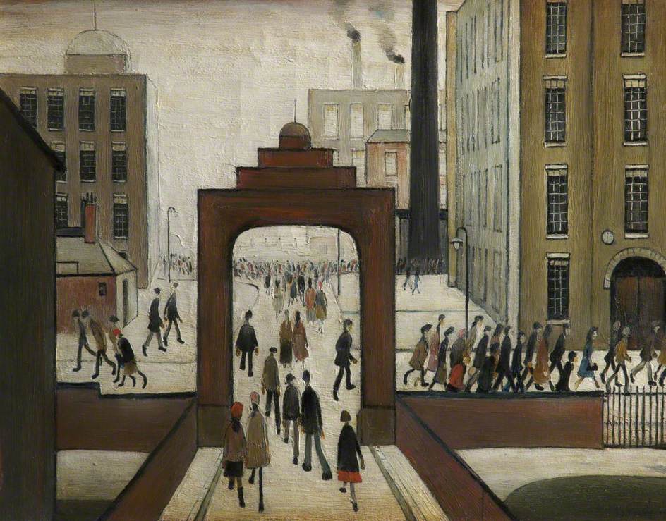 Early Morning (1954) – L. S. Lowry Tablo
