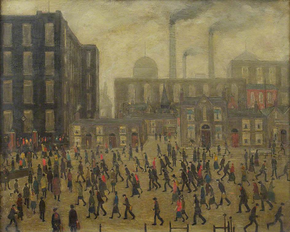Going to the Mill (1925) – L. S. Lowry Tablo