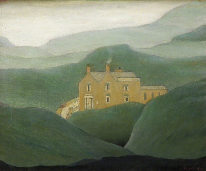 House on the Moor (1950) - L. S. Lowry Tablo