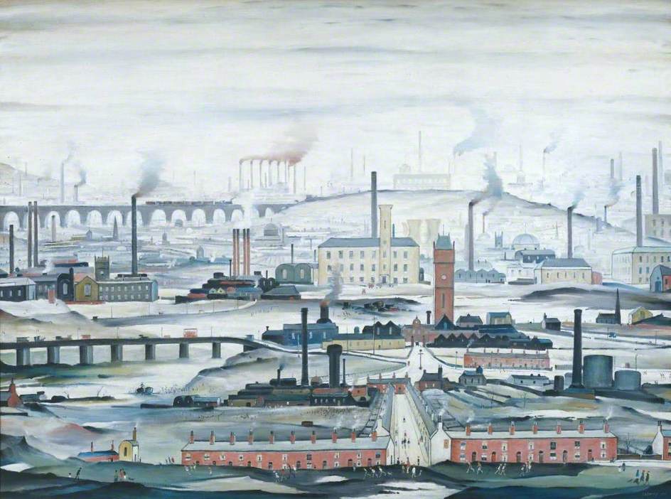 Industrial Landscape (1955) – L. S. Lowry Tablo