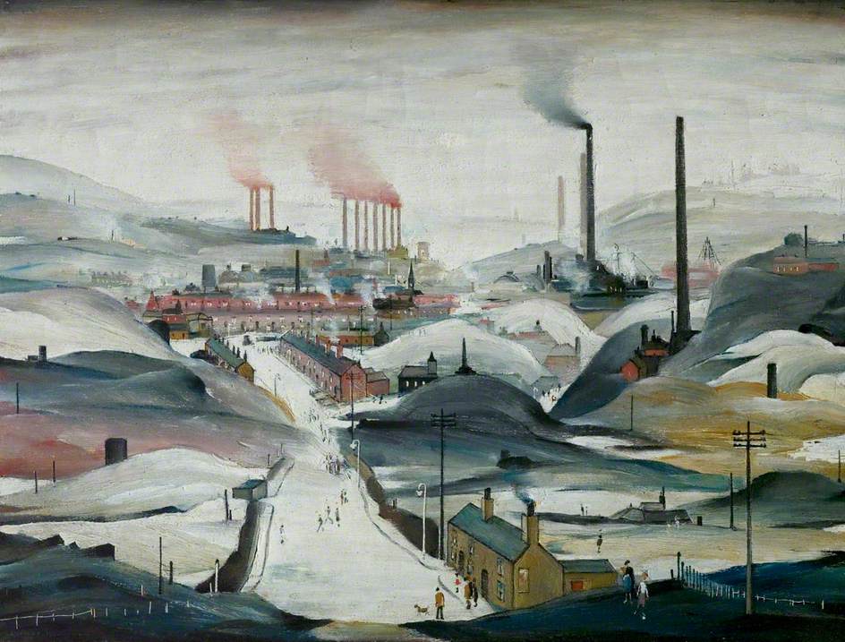 Industrial Panorama (1953) - L. S. Lowry Tablo