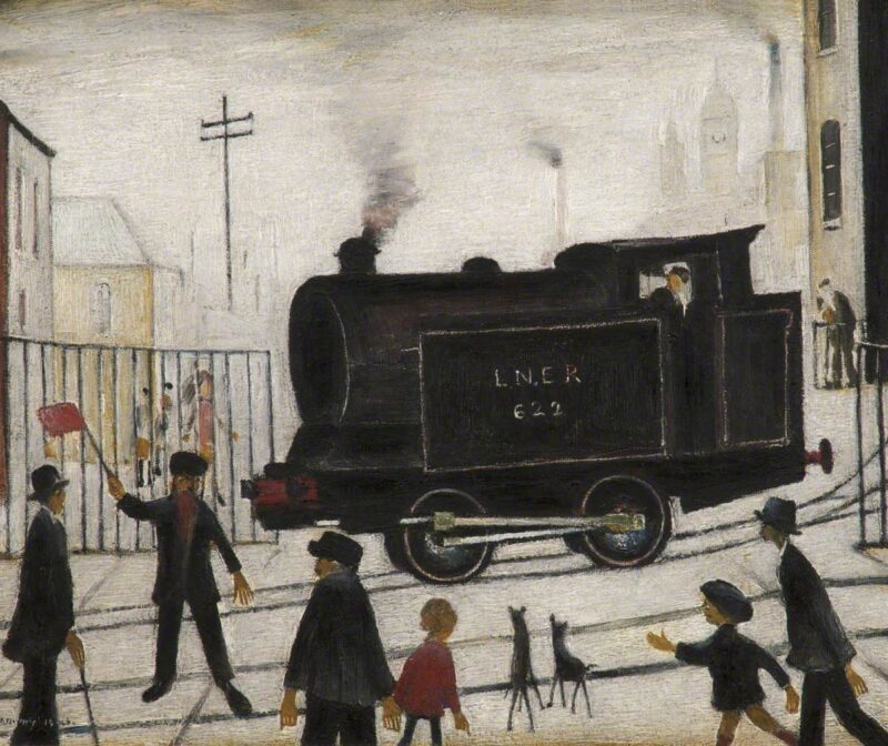 Level Crossing (1946) – L. S. Lowry Tablo