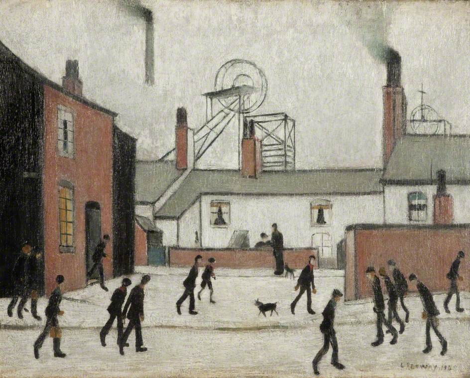 Millworkers (1948) - L. S. Lowry Tablo